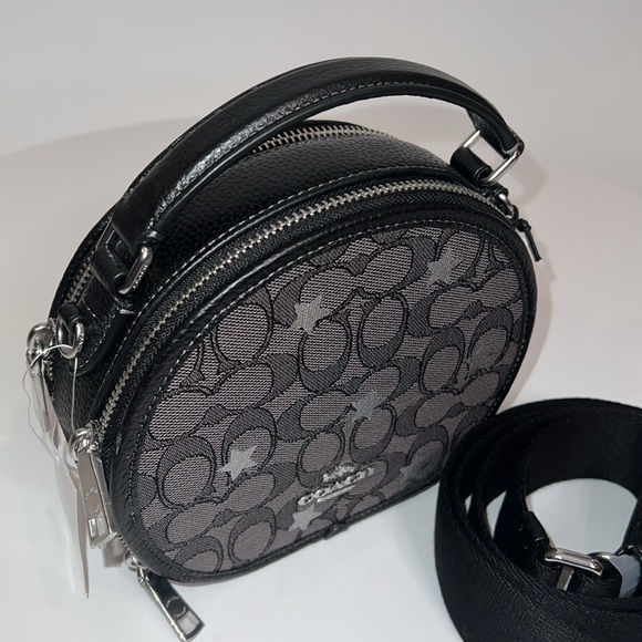 🌟NWT COACH CANTEEN CROSSBODY BAG IN SIGNATURE JACQUARD WITH STAR EMBROIDERY - Picture 9 of 15